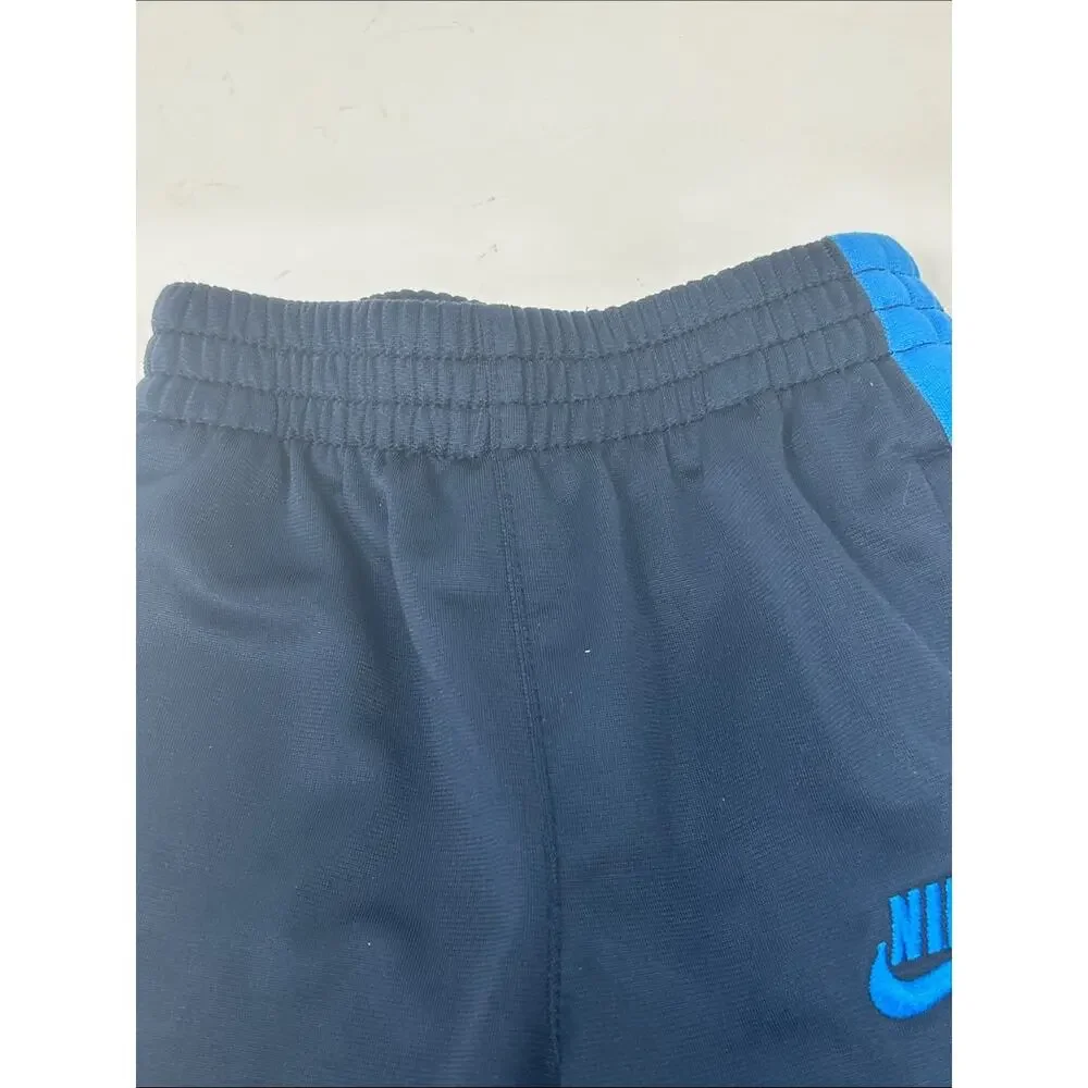 Nike Infants Navy Sweatpants with Blue Side Stripe Size 6-9 months